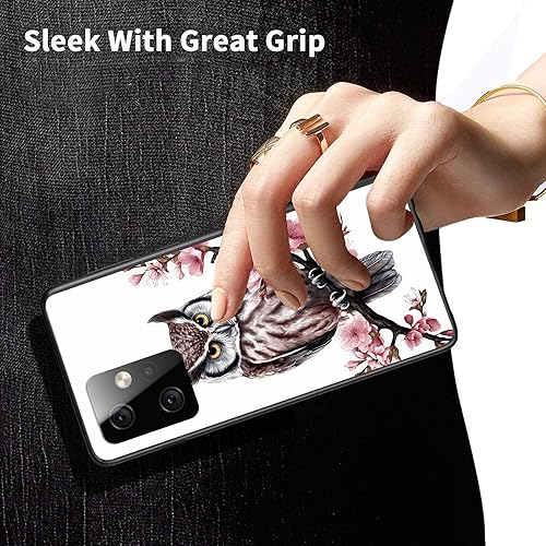 Miniatura 3 de Funda para teléfono Motorola Moto G Power 5G 2023, funda delgada de silicona de TPU suave con diseño de búho artístico para mujer, funda de