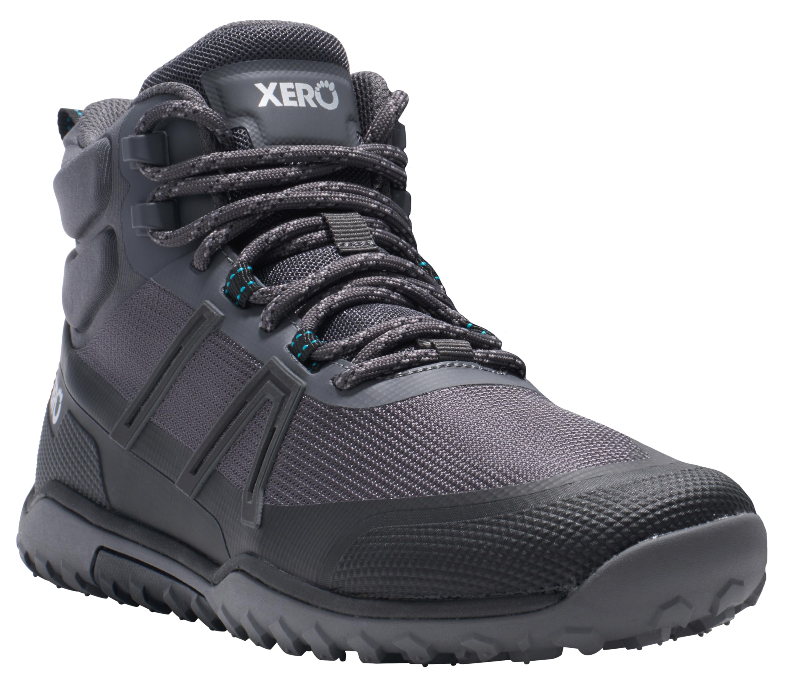 Xero Shoes Women's Scrambler Trail Mid Boots, Asphalt/Black, 8