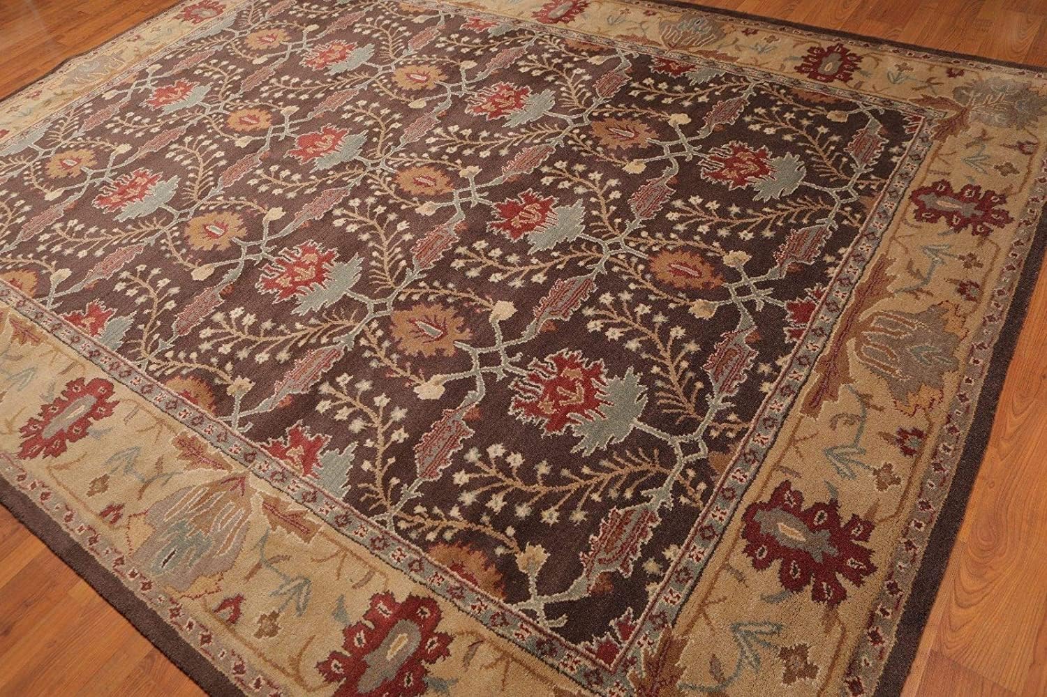PB Rugs Old Hand Made Barista Floral Traditional Persian Oriental