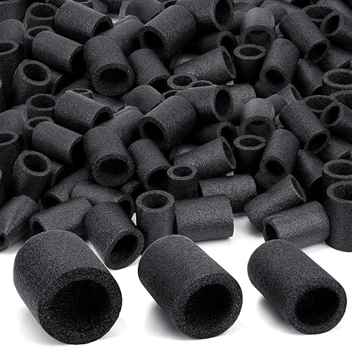 Pangda 100 Pcs Pool Black Noodles Bits Bulk Craft Small