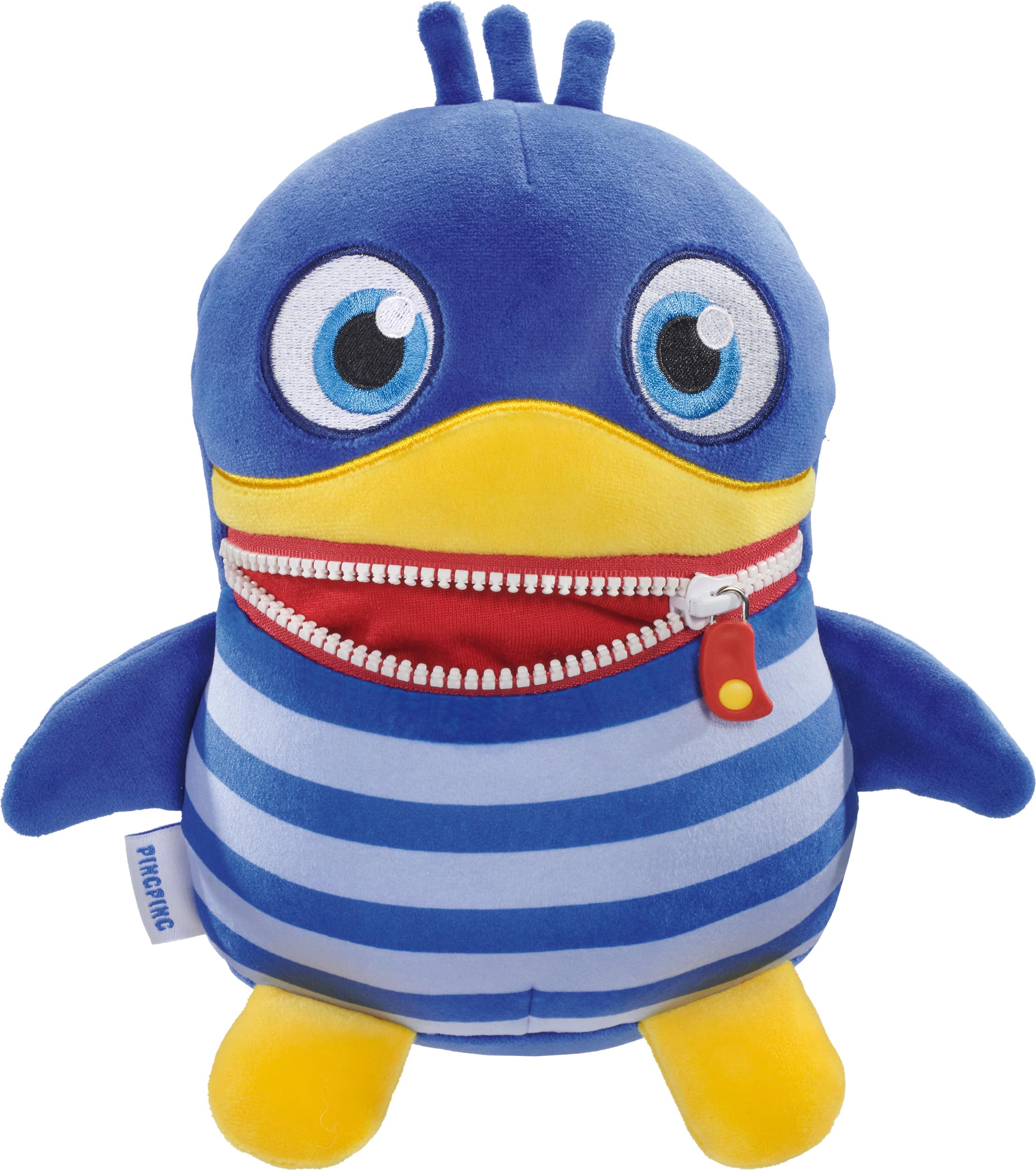 Schmidt Spiele 42660 Sorgenfresser, PingPing, 22 cm, Edition Boogie Woogies, Plüschfigur, Blau