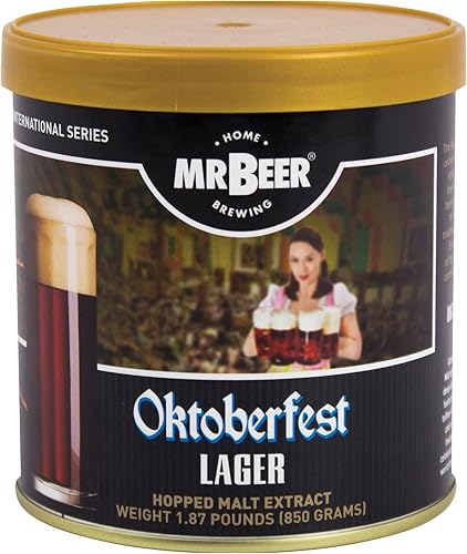 Kit Mr. Beer de repuesto para elaboración de cerveza casera, Oktoberfest Lager, paquete de de 1, Not Applicable