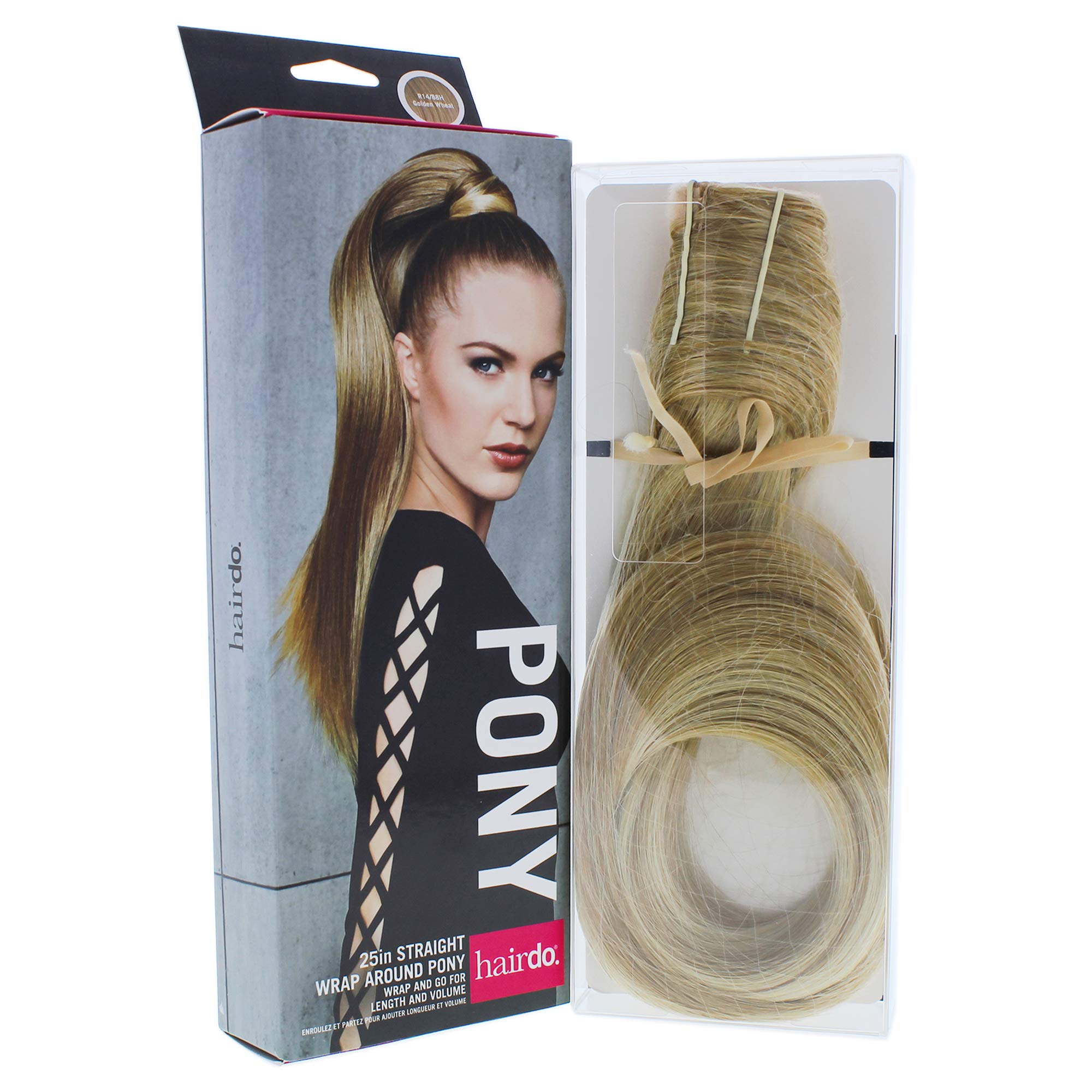 Hairdo Straight Wrap Around Pony, R14 88H Golden Wheat R14 88H Golden Wheat 25 Inch (Pack of 1)