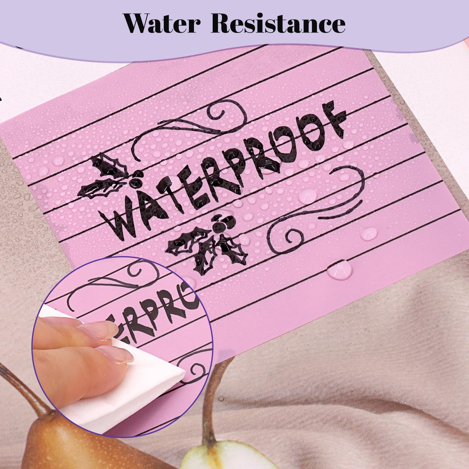 Lot De 300 Notes Adhésives Transparentes Pastel, Notes