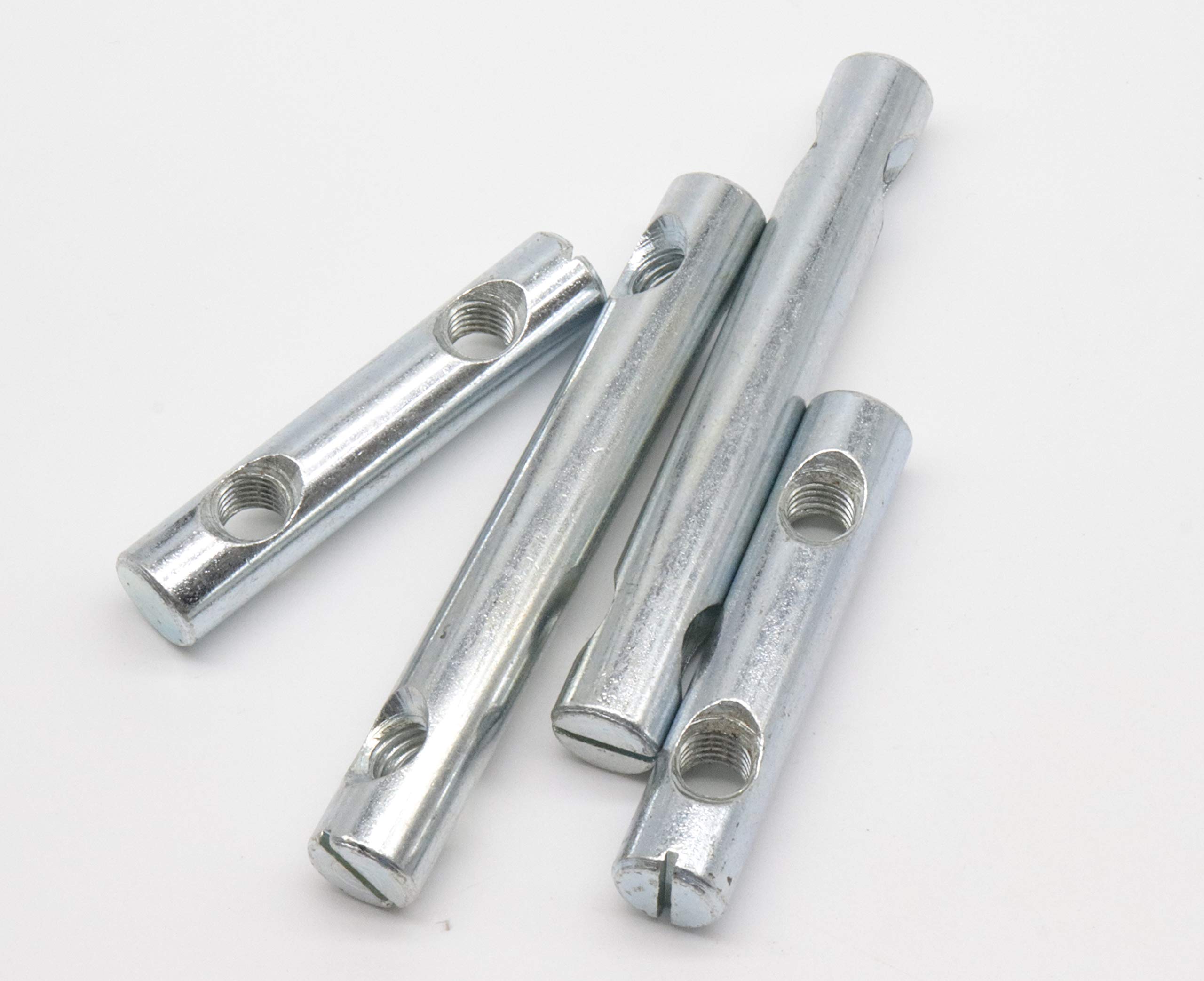 M6 X 17mm Barrel Nut Barrel Nut For Beds Slotted Nuts Crib Cross Dowels Hardware The Zinc Alloy 20 Pcs M8 Barrel Nut - View #4