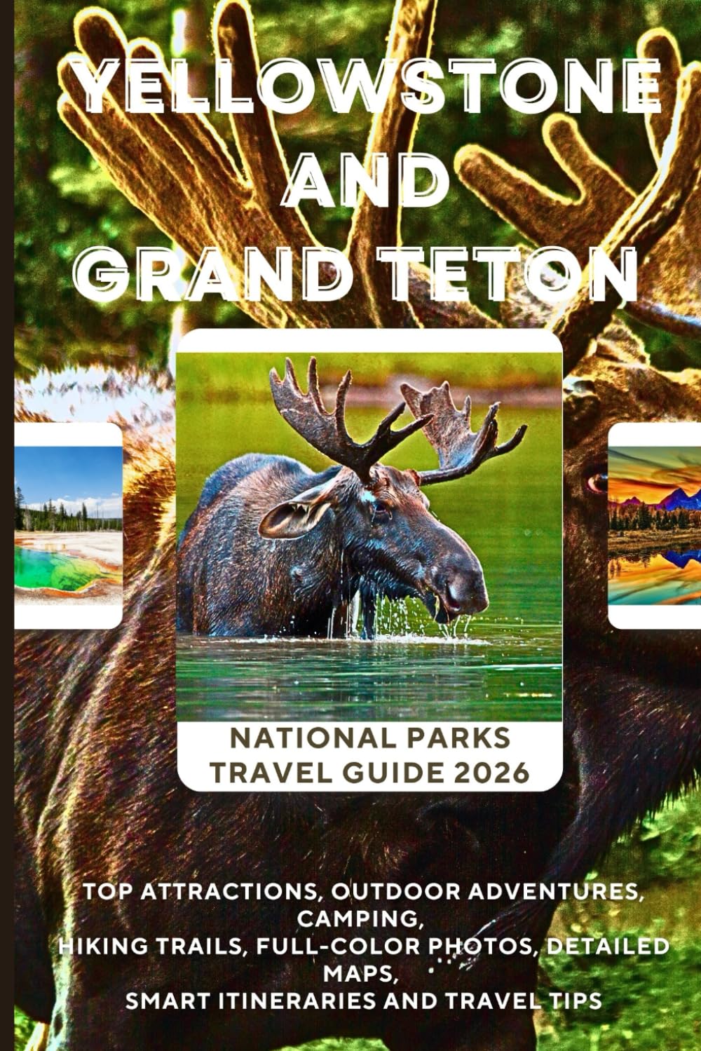 Yellowstone & Grand Teton National Parks Travel Guide 2026: Top Attractions, Outdoor Adventures, Camping, Hiking Trails, Full-Color Photos, Detailed Maps, Smart Itineraries and Travel Tips