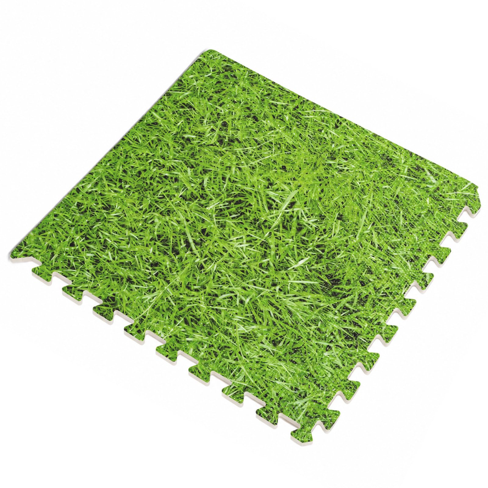 GREENSAPPIRE 20PCS Exercise Foam Mat – Anti-Fatigue Interlocking EVA Floor Tiles with Edges – Non-Slip Protective Gym Flooring Mats for Home, Yoga, Pilates, Martial Arts (20, Green)