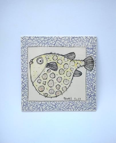 Miniatura 3 de Ceramic tiles, Cats motif tile, Bathroom decor, Ceramic picture