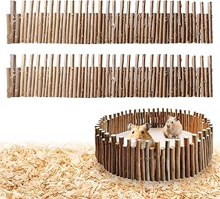 Hamster Wooden Fence, Pack of 2 50 cm Rat Ladder Bridge, Rat Ladder Bridge, Hamster Wooden Bridge, Hamster Fence Made of Wood for Small Animals, Dwarf Hamsters, Mole, Hut product image