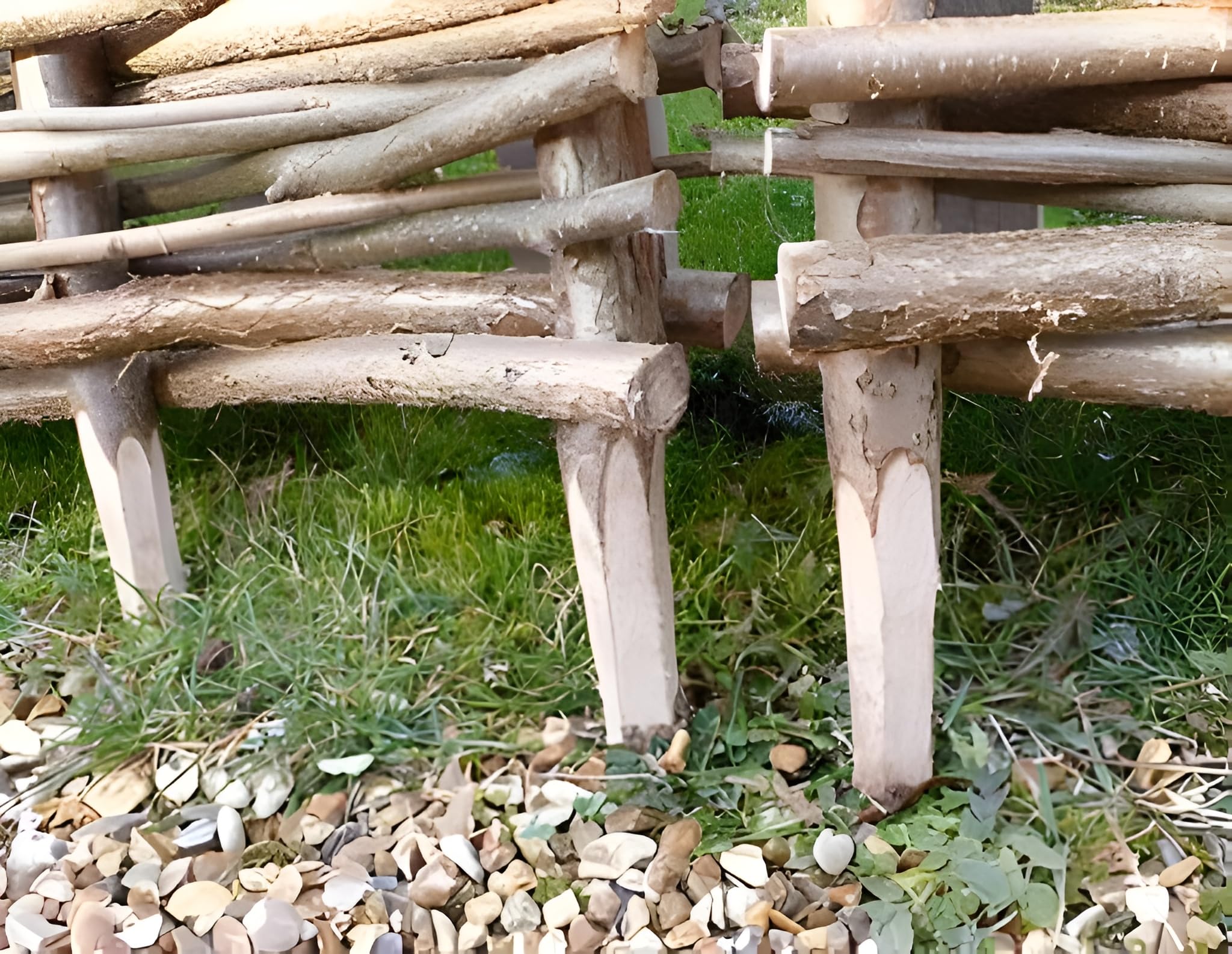 Papillon 5 Pack Premium Hazel Hurdle Garden Fence Panels Wattle Fencing Panel 1.8m x 1.5m (6ft x 5ft)