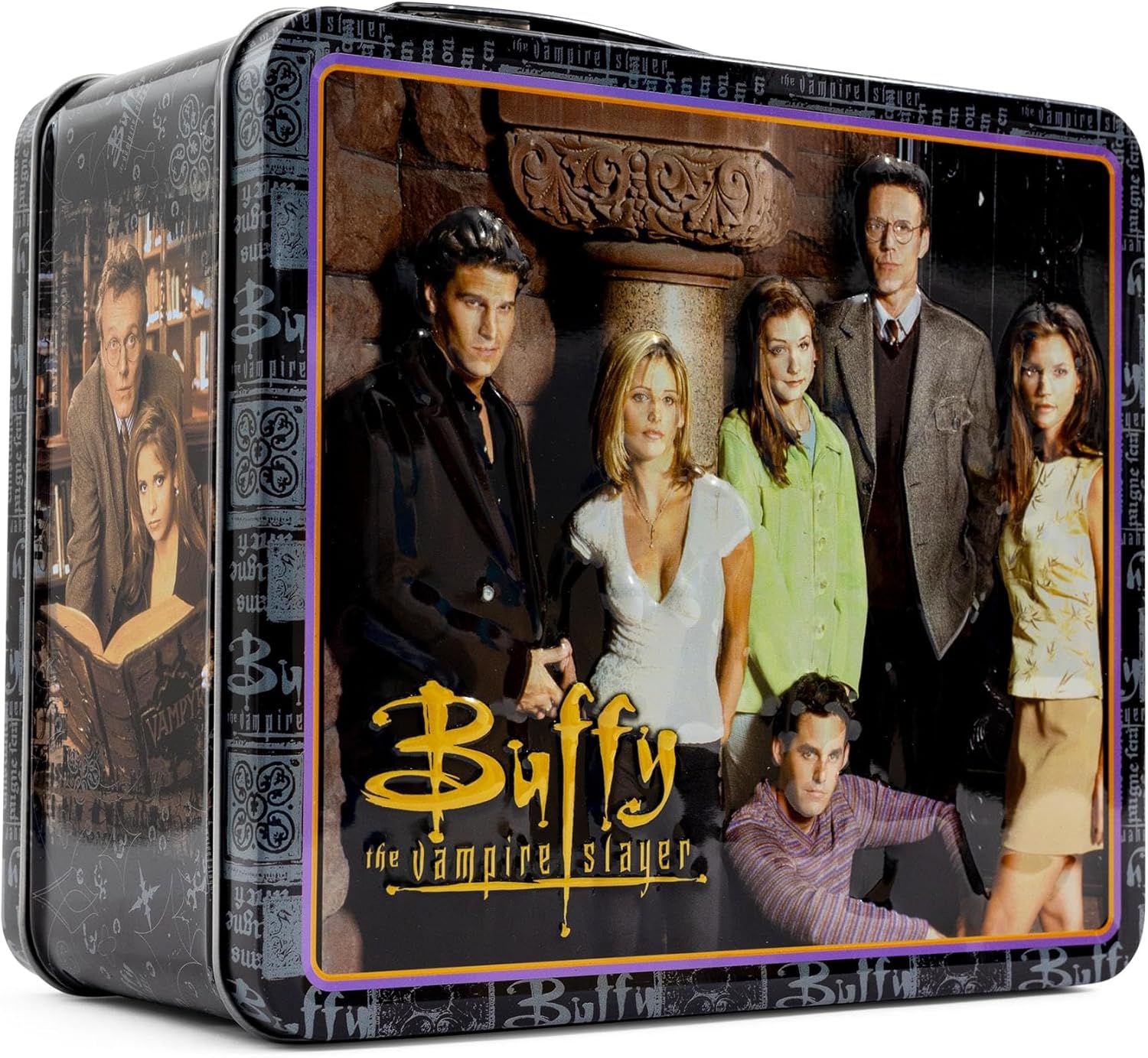 Buffy The Vampire Slayer Retro-Style Metal Lunchbox | Reusable Storage Tin Container