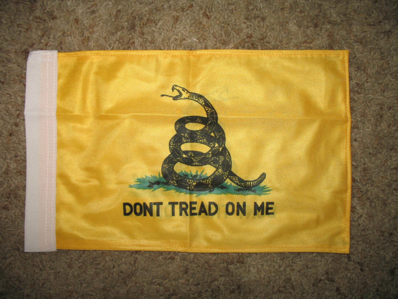 Dont Tread On Me 2 Ply Boat Flag Nylon 8X12 8