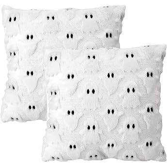 Halloween Ghost Cushion Covers Pack of 2 Ghost Cushion 45 x 45
