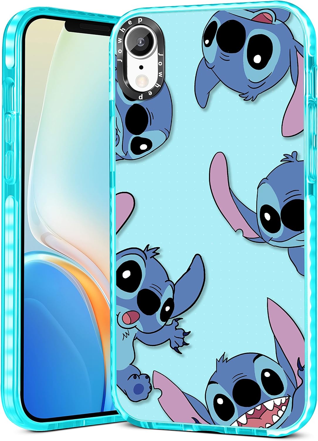 Jowhep for iPhone XR Case for Women Girls Boy Girly Teens