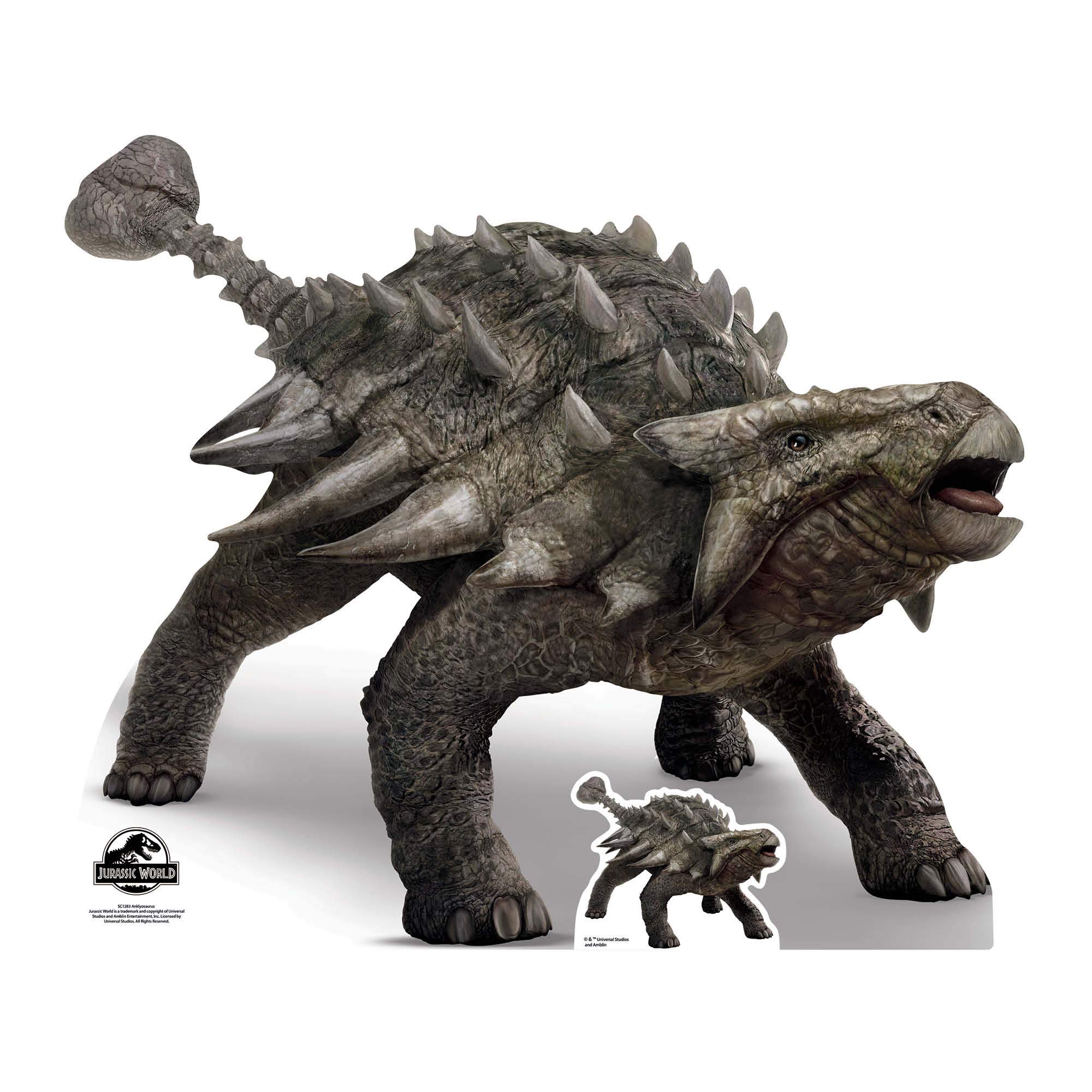 Star Cutouts SC1283 Ankylosaurus Dinosaur Cardboard Cutout – Ideal for Jurassic Park Theme Parties, Birthdays, Fans & Events