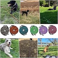 Vista 8 de BTINESFUL Correa de Amarre para Perro, Cuerda de Control Correa de Cuerda Larga, 8ft 12ft 20ft 30ft 50ft 75ft Correa para Perros de Patio - Perros