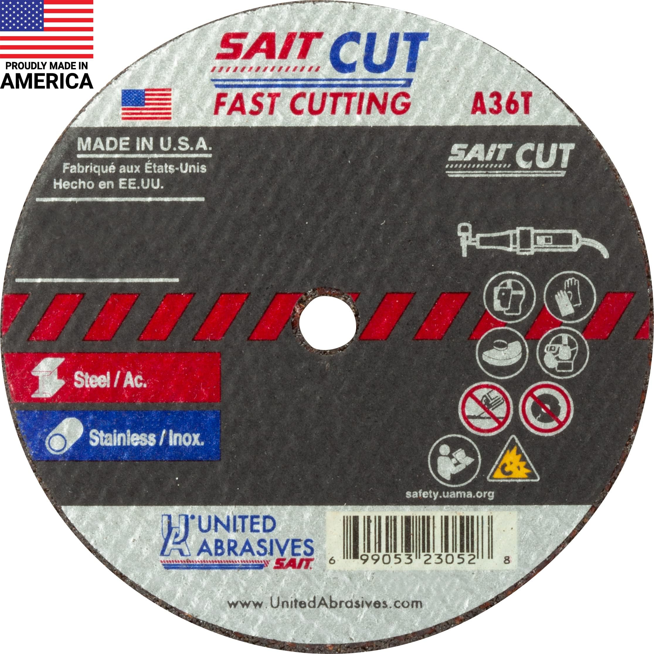 United AbrasivesSAIT 23050 A36T Fast Cutting Thin High