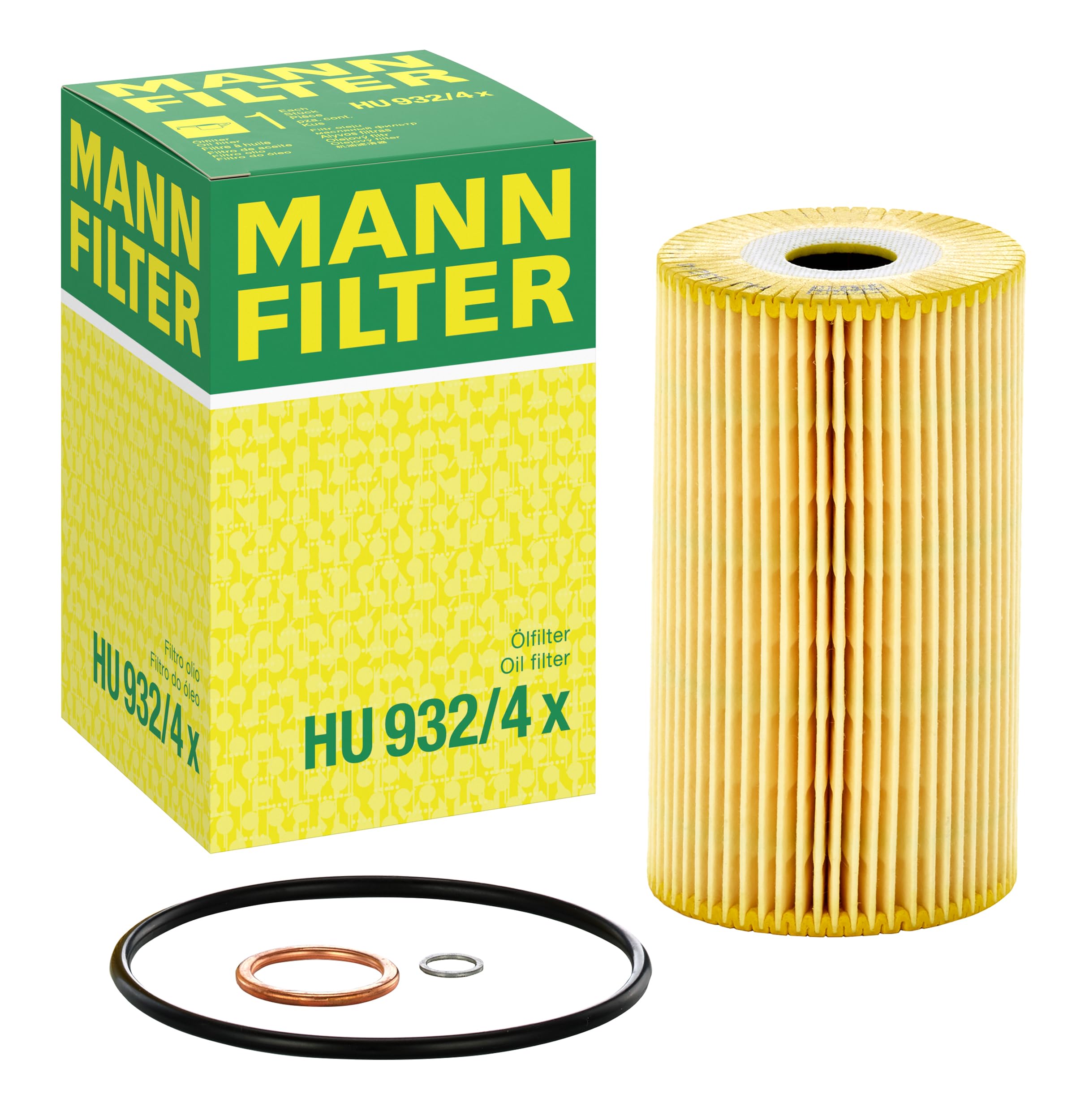 MANN-FILTER HU 932/4 x Oil Filter - TRUCKS + BUSES