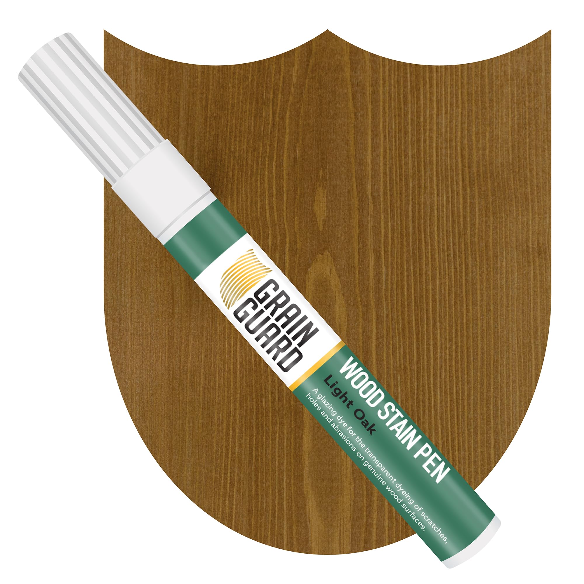 Grain Guard Wood Stain Touch-Up Marker Pens | Light Oak | for Touching Up & Staining Scratches, Scuffs, Marks & Dents | Ideal for Wooden Floors, Furniture, Doors, Windows | Fast Drying & Waterproof