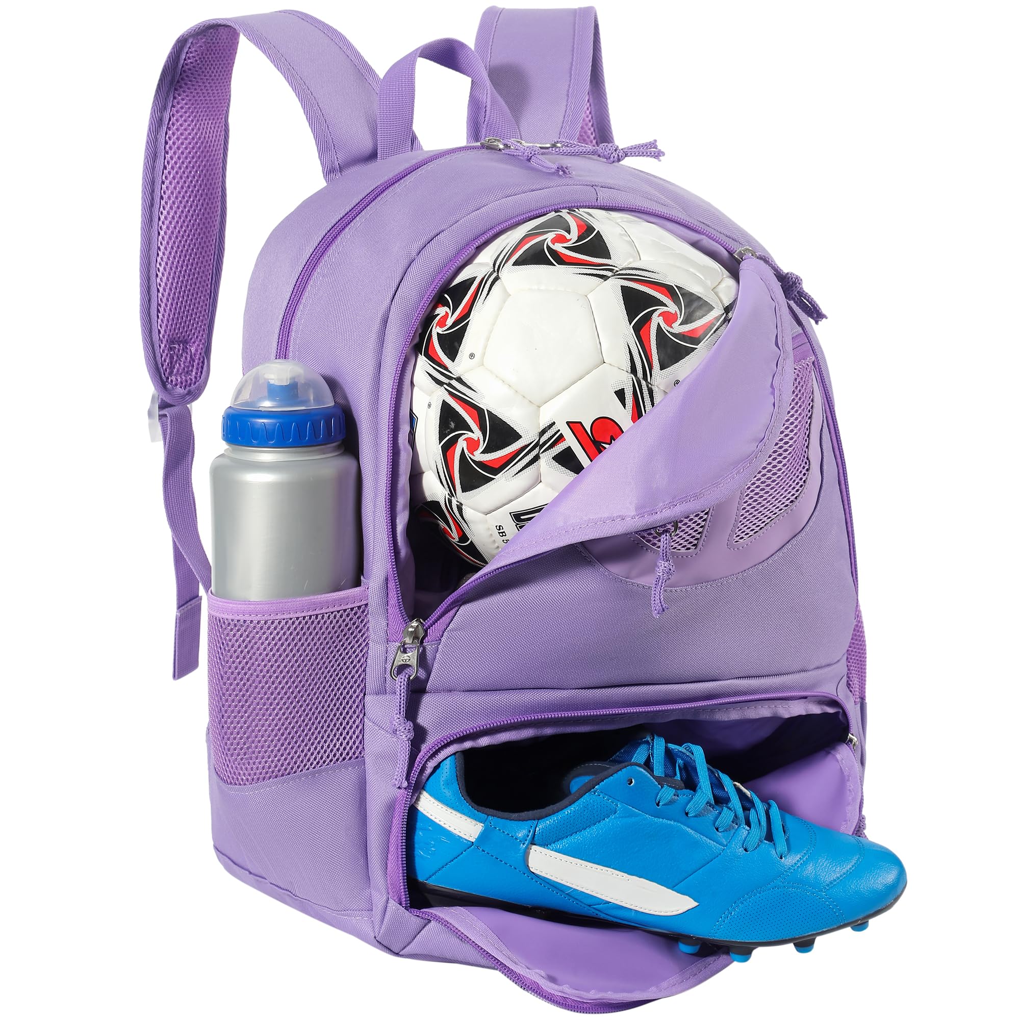 Amazon | TRAILKICKER バスケットボールバックパック 30L パープル