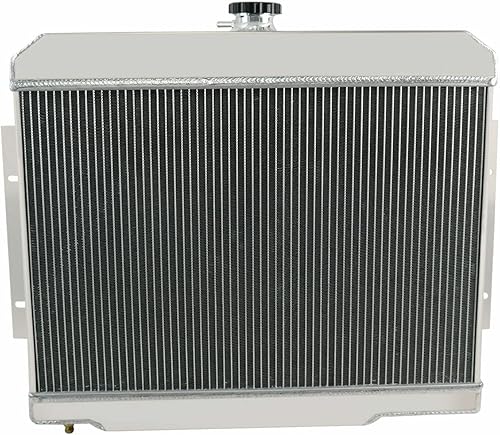 Miniatura 7 de Radiador de aluminio de 4 filas para Jeep CJ5/CJ6/CJ7 1972-86 Radiador CU583 para Jeep Scrambler Cherokee Commando J10/J20 3.8L/4.2L/5.0L L6/V8