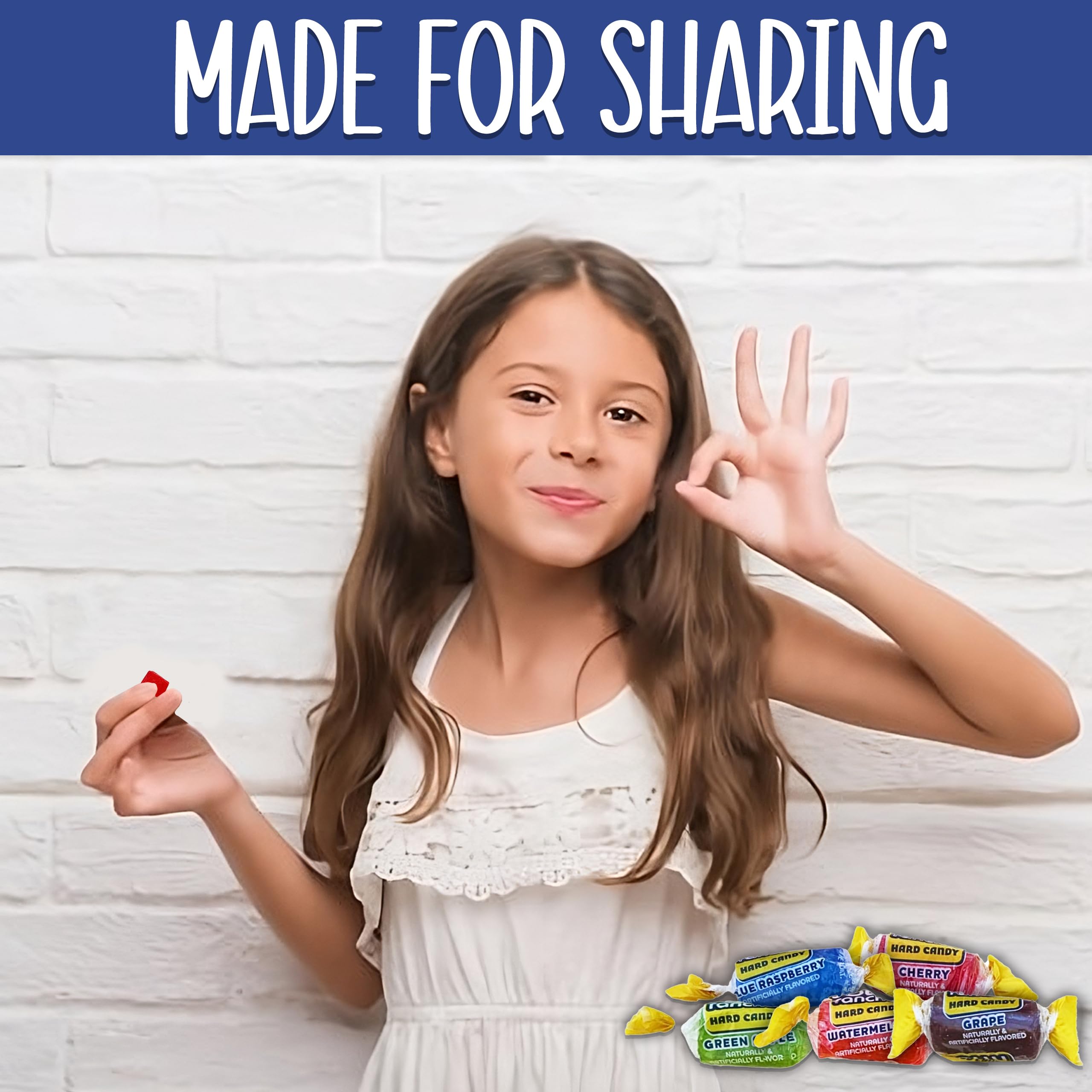 Jolli Rancher Hard Candy Assortment, Bulk 2 Lbs, Variety Mix of 5 Assorted Original Fruit Flavors, Individually Wrapped Party Mix Candy for Kids Birthday, Goodie Bags, Piñata, Appx 150 Pcs