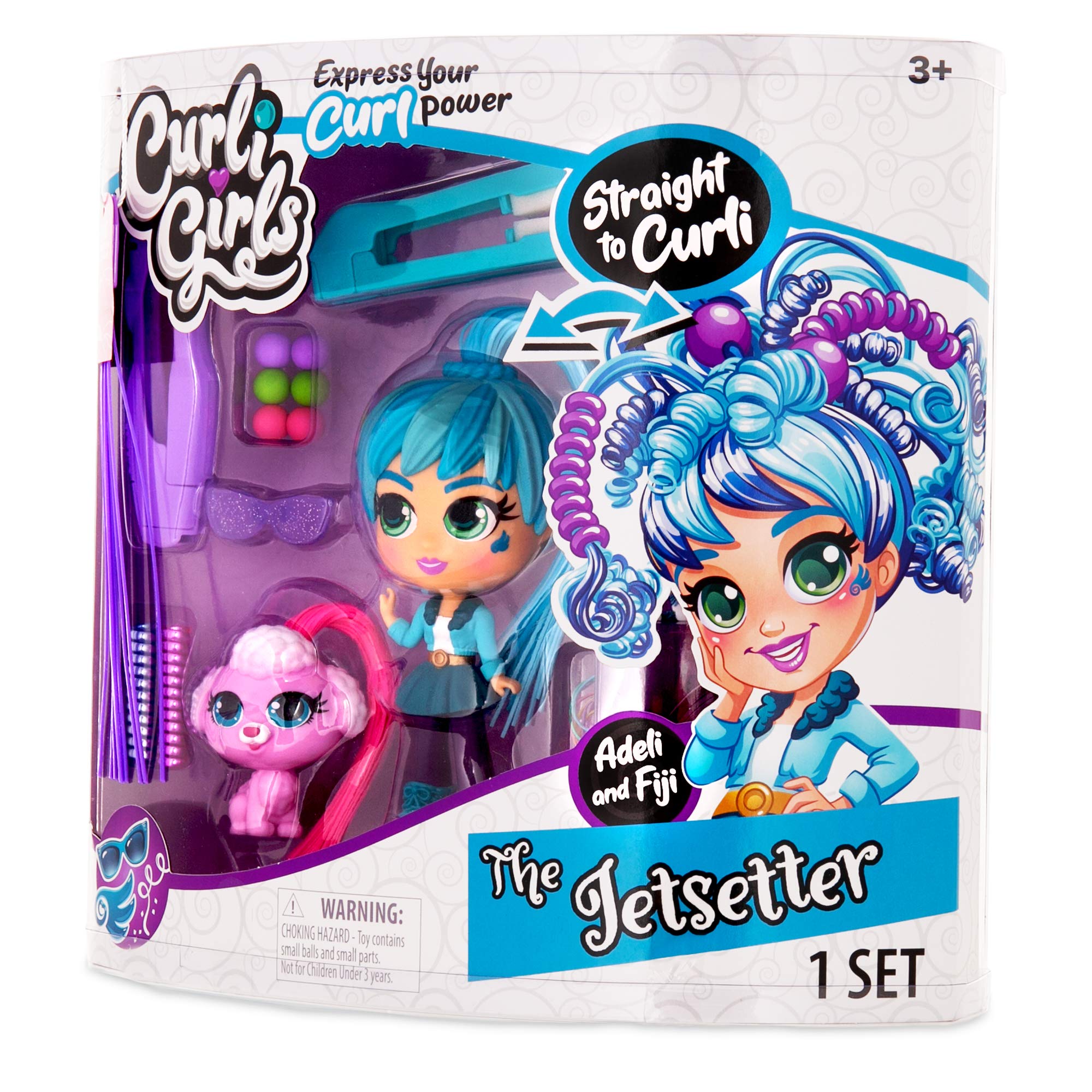 Curli Girls Deluxe Puppe - Jet Setter
