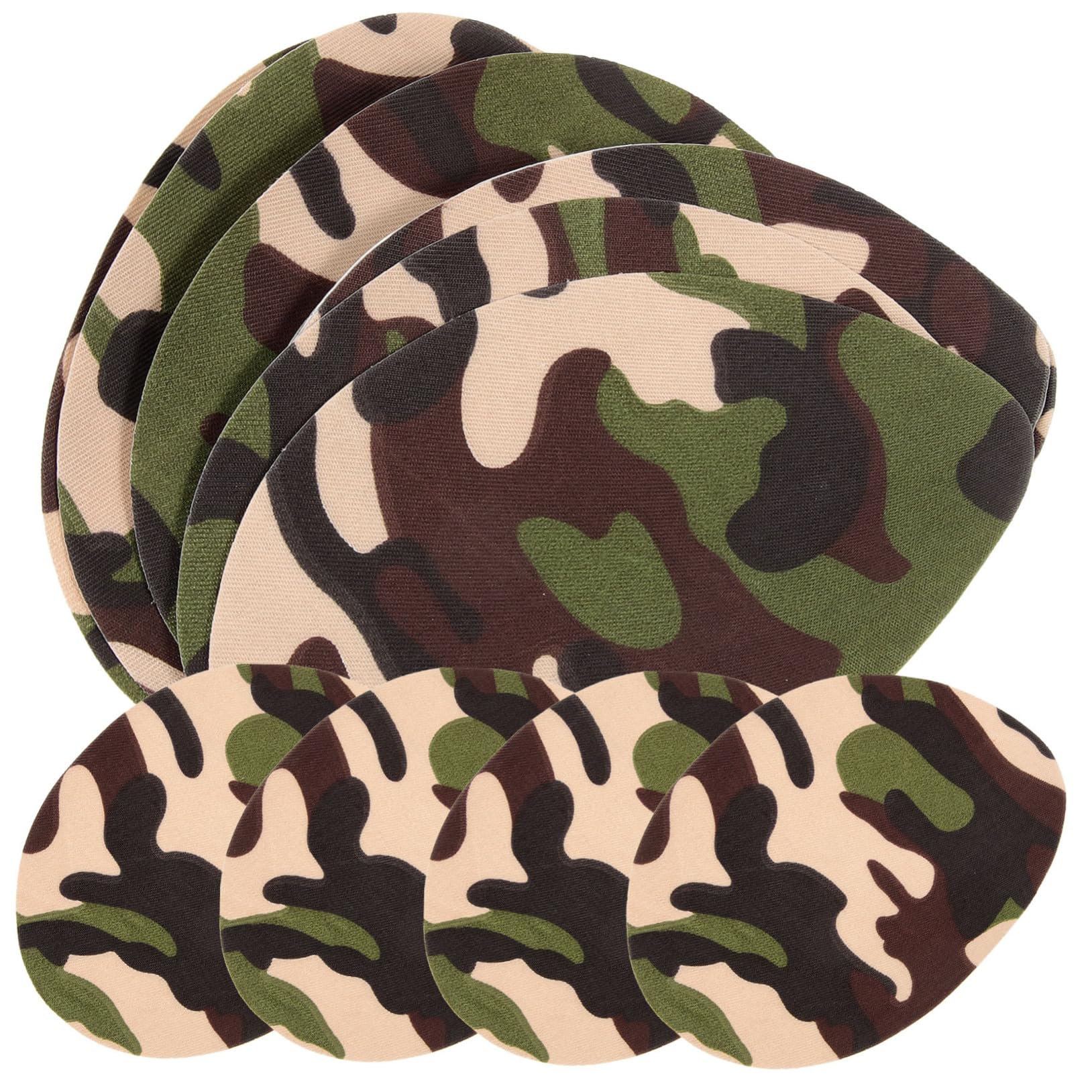 Angoily 5 Set Toppe Termoadesive Camouflage Per Riparazioni Abbigliamento Patch Multi Per Jeans Borse E Accessori Decorativi 10 Pezzi*5