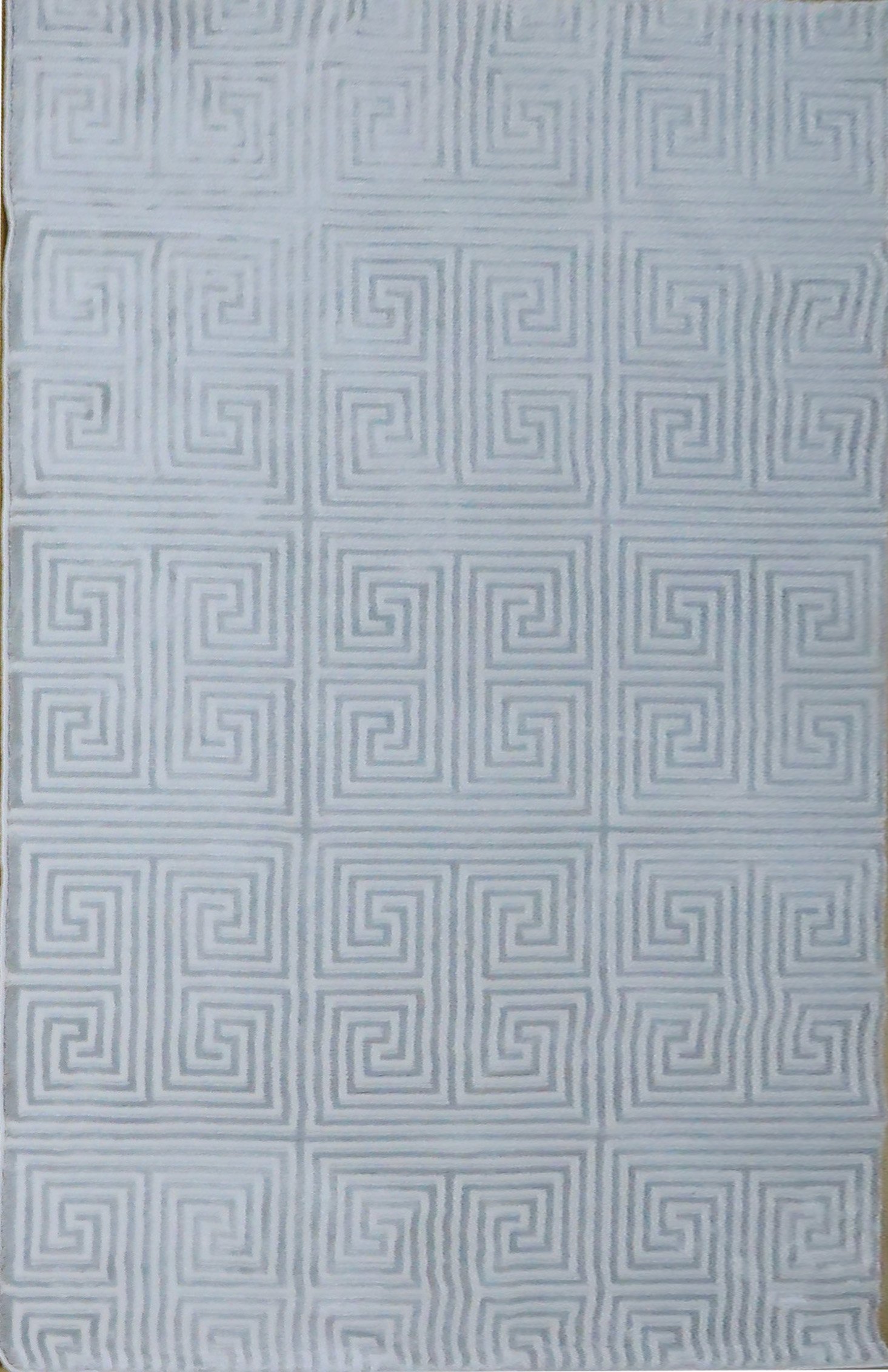 ASPECT Jigsaw Soft Touch Rug-Cream and Grey/120x170cm