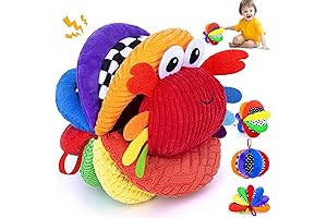 Rainbow Fabric Ball: 8-in-1 Sensory Balls for Baby's Tactile Development