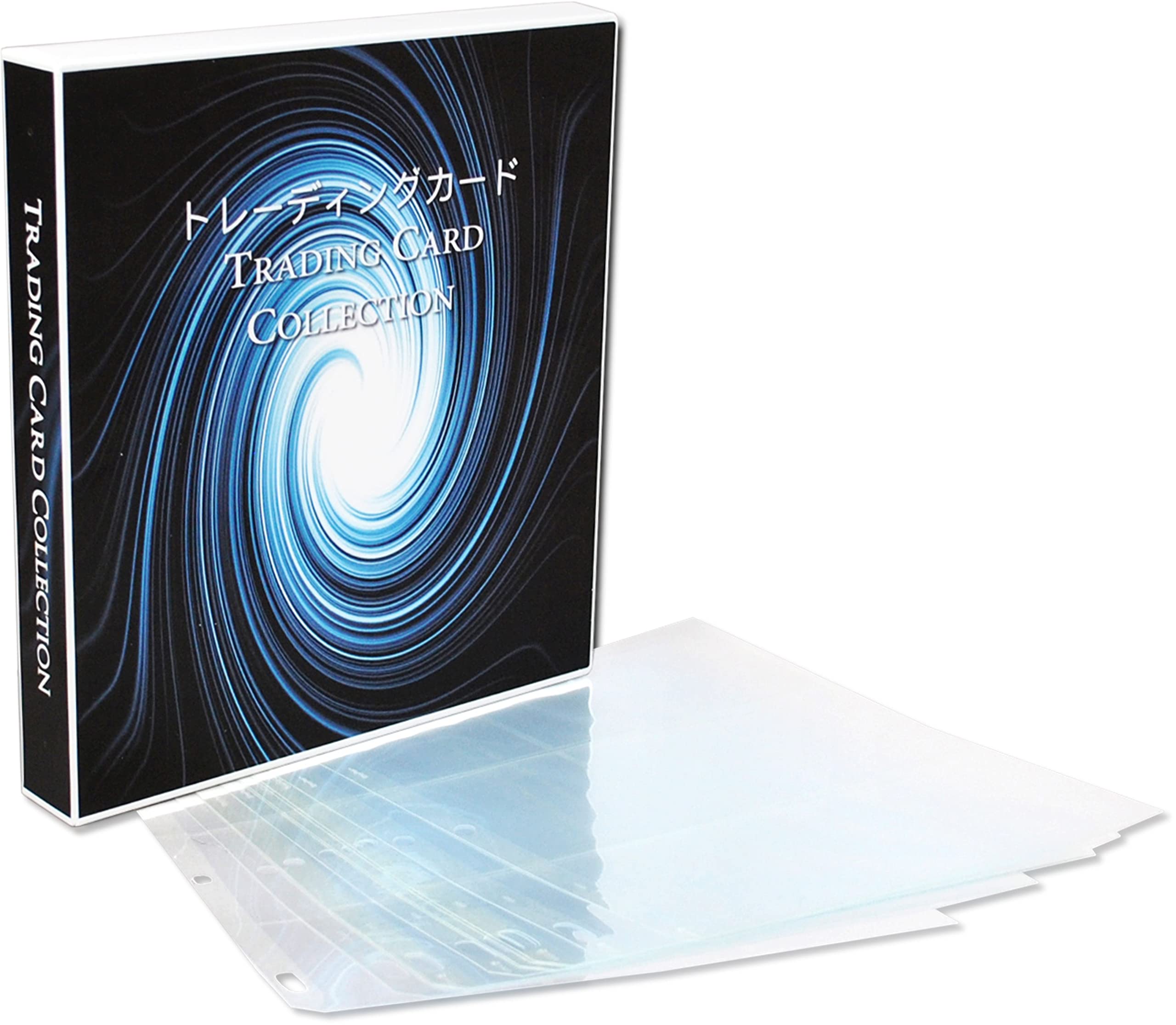 UniKeep Collectible Card Storage Case / Binder - Yi-Gi-Oh Themed Design - 450 Card Capacity (Swirl)