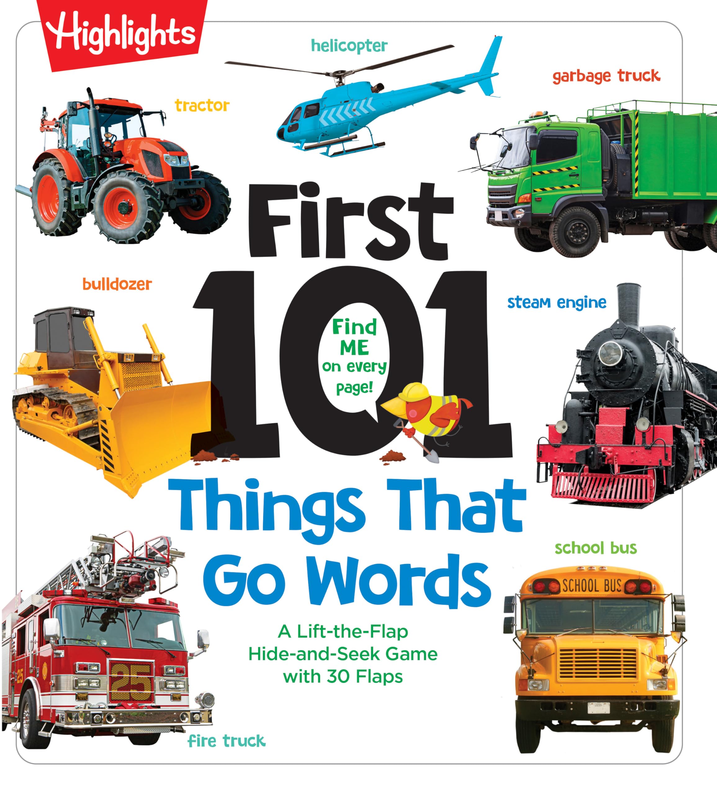 First 101 Things That Go Words (Board book)
