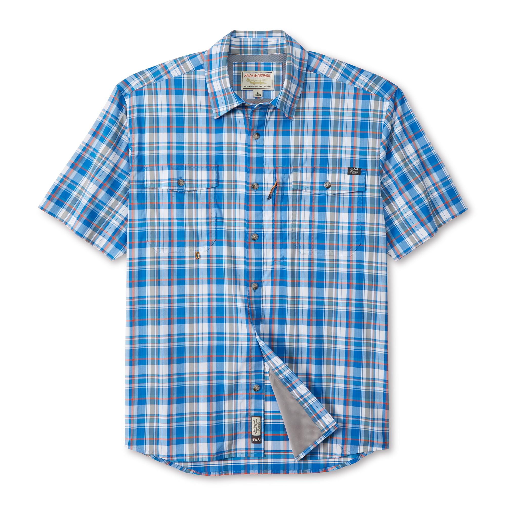 Field & Stream Men's Classic, Freshwater Plaid, Large