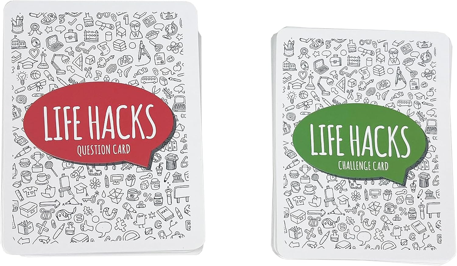 University Games Life Hacks Card Game