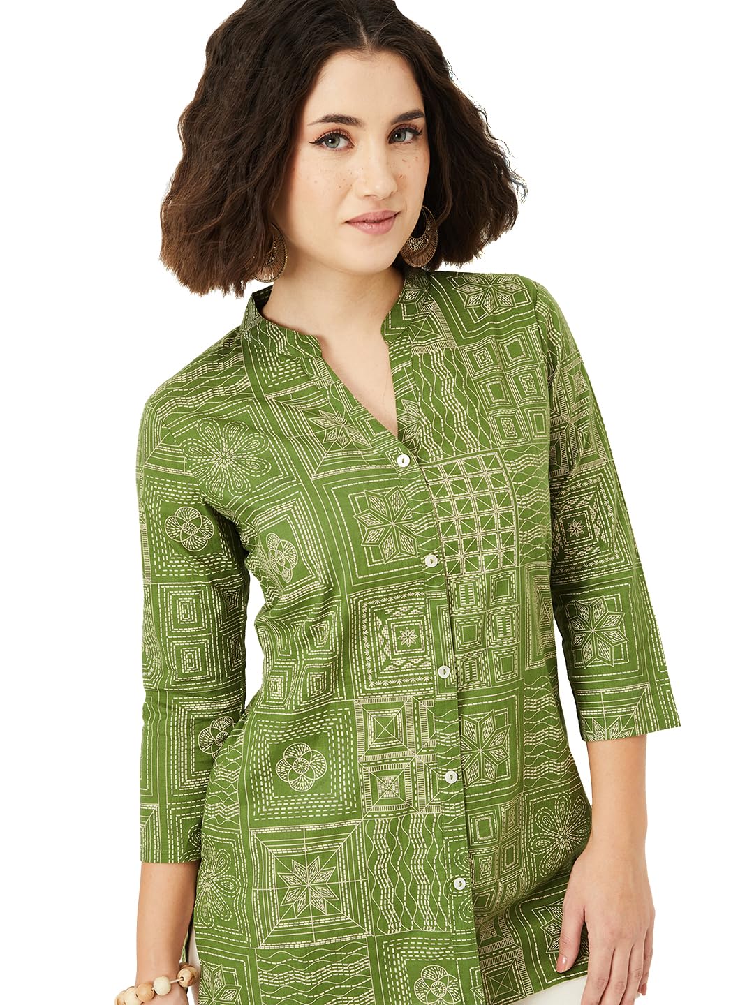 max Women's Cotton Blend Regular Fit Casual Kurta-picture-55