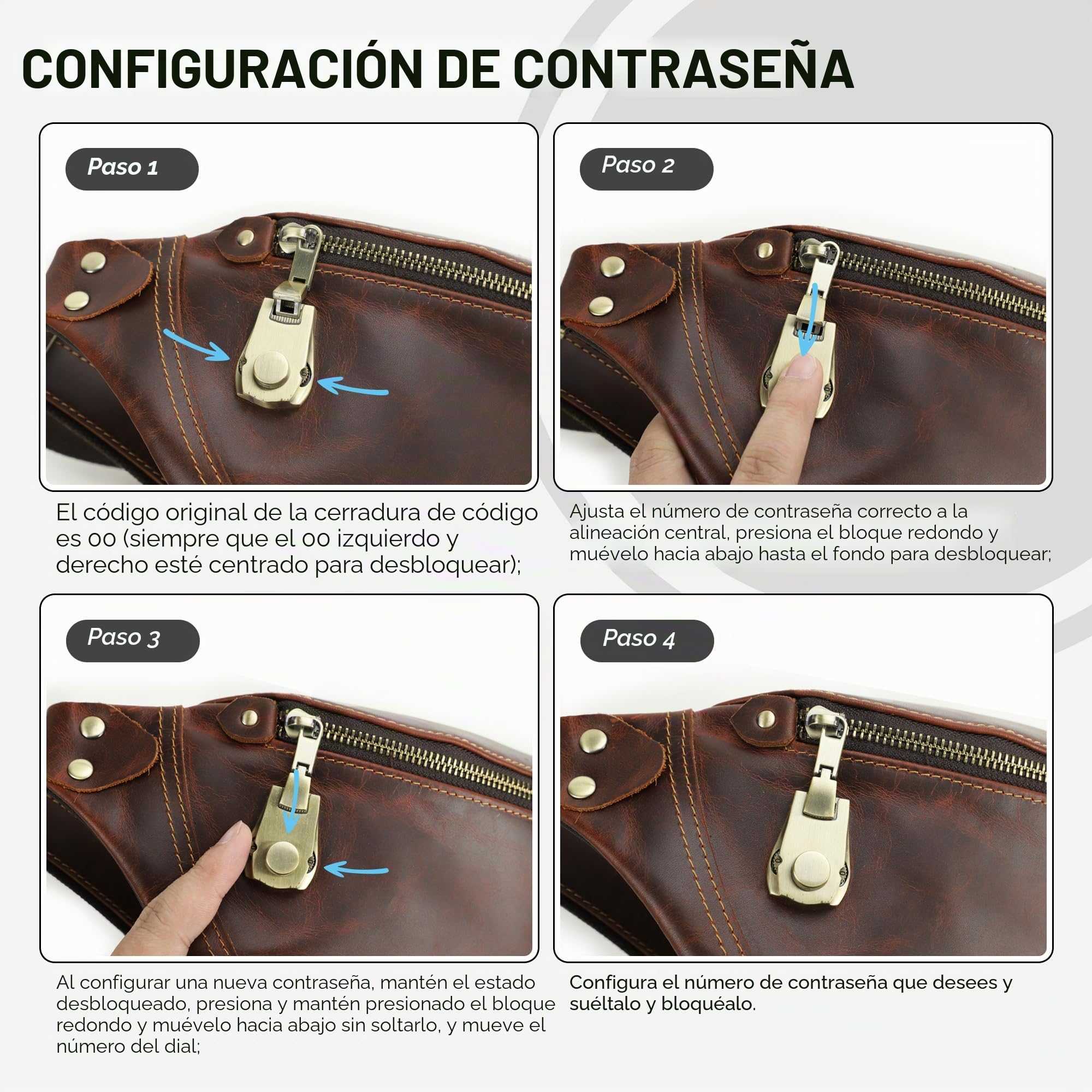 Contacts Bolso bandolera de piel auténtica para hombre, bolso cruzado pequeño para hombre, casual, riñonera, para ciclismo, senderismo, viajes, Coffee3.0, 30 cm x 9 cm x 17 cm