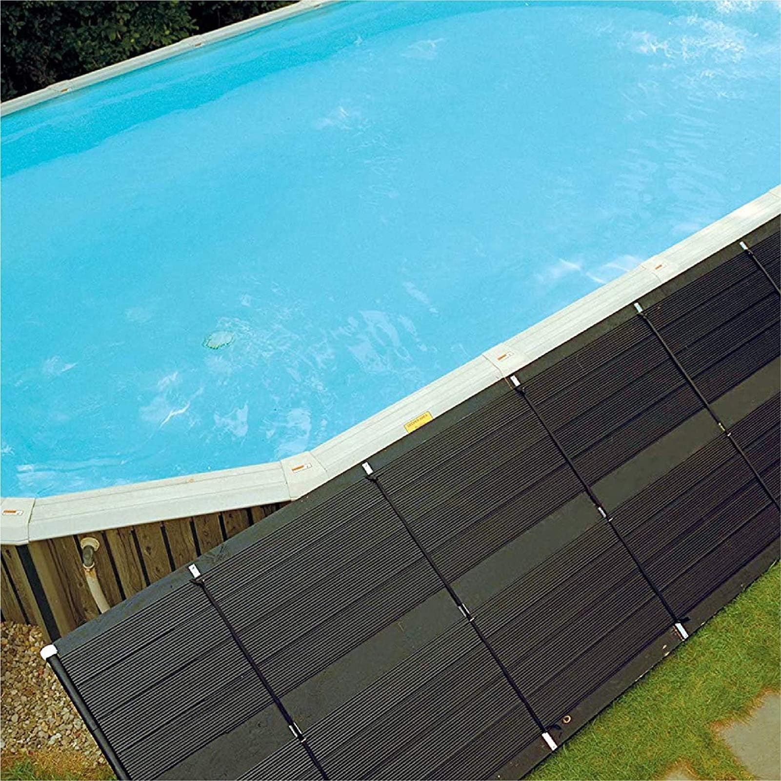 Damai Solar Panel Heating System DIY EPDM Material Spa Heater Ground/Above Ground Swimming Pool UV And Ozone Protection,2 x 3M
