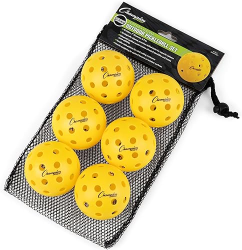 Miniatura 2 de Champion Sports Roto Molded Outdoor Pickleball Ball Set