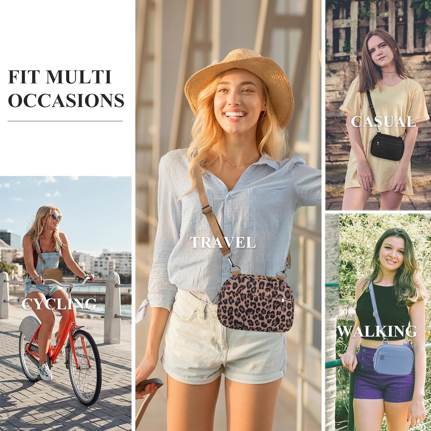 MAXTOP Small Crossbody Bags for Women Belt Bag Fanny Pack with Adjustable Strap - Image 6