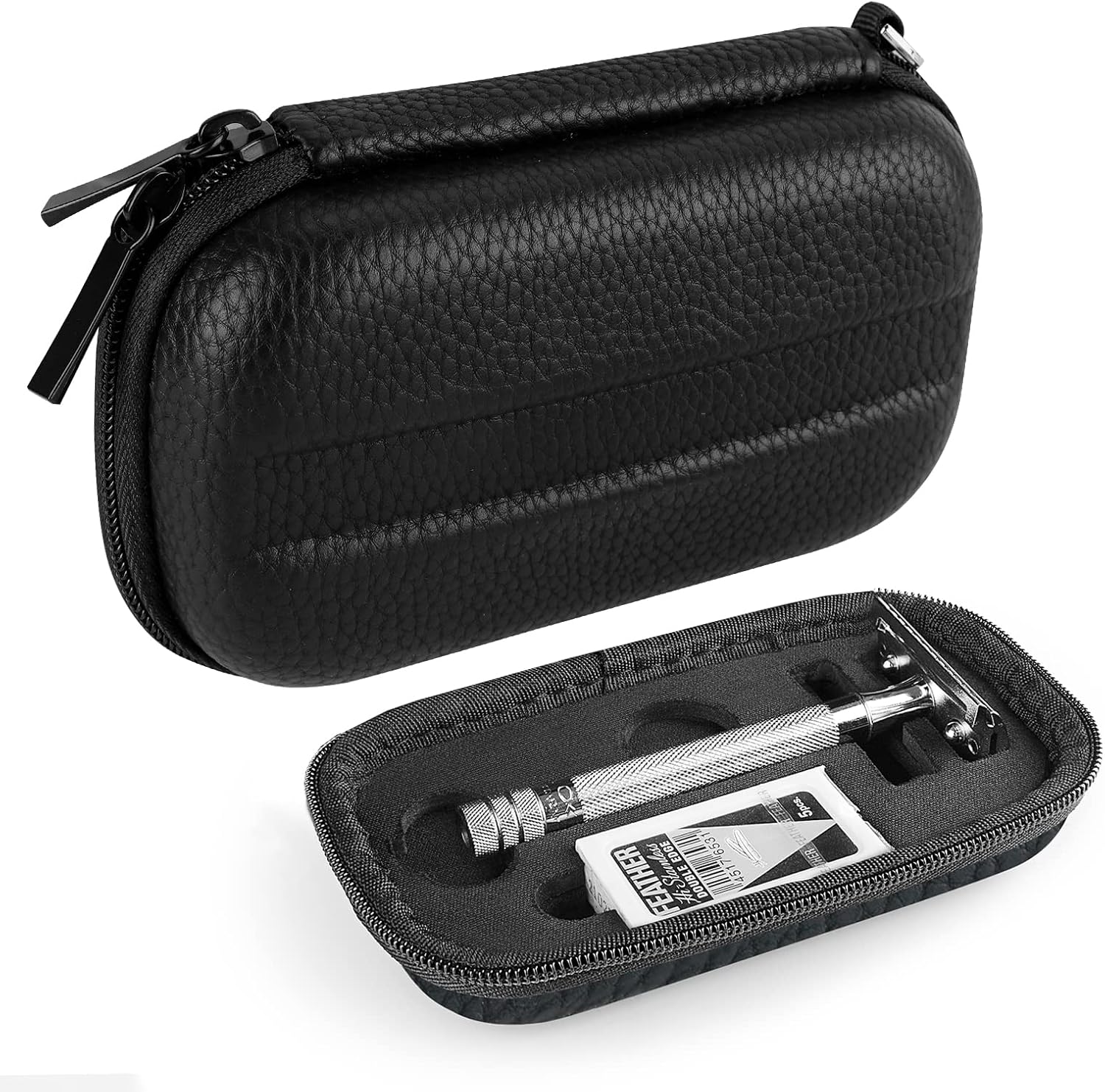 Linkidea Hard Travel Case Compatible with Vikings, Merkur, Shaving