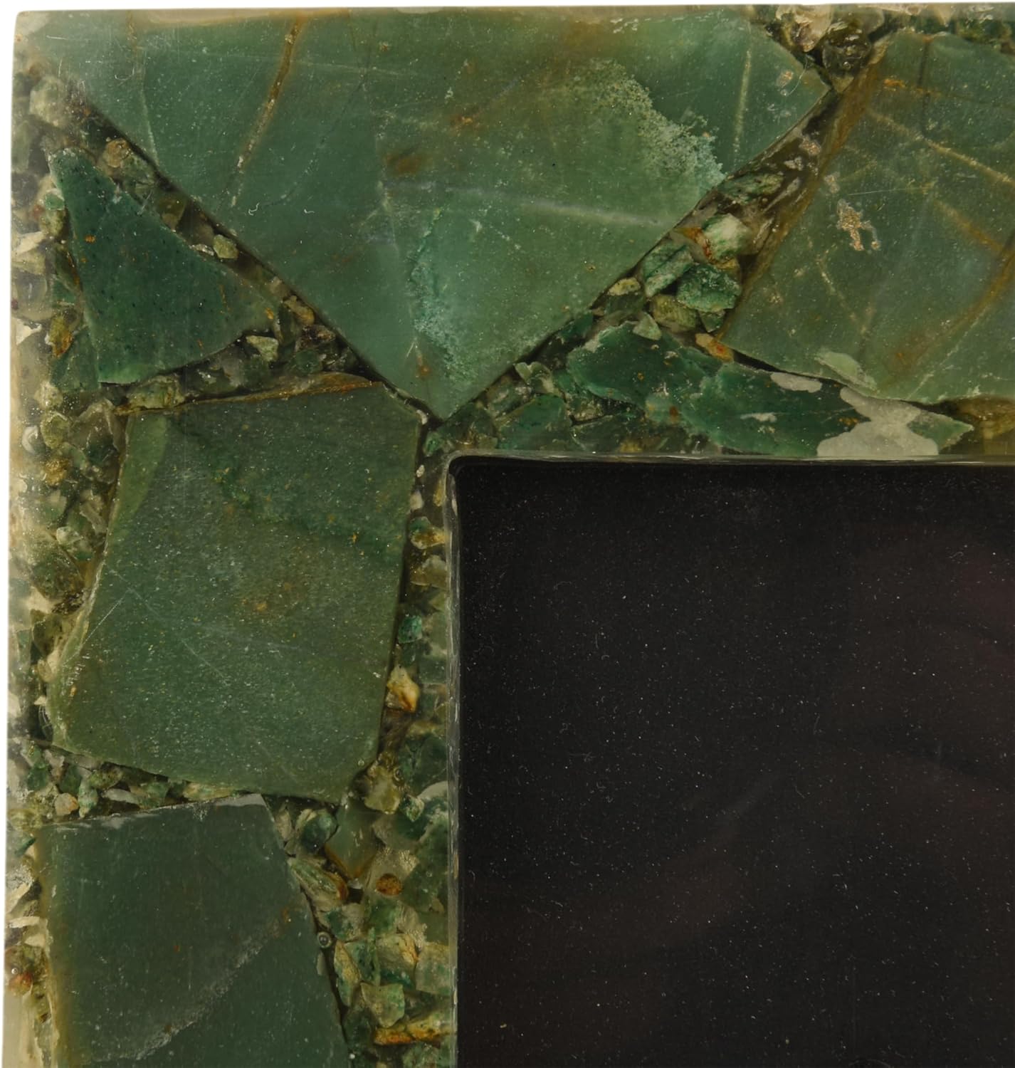 Cruiser’s Caché | Natural Agate Picture or Photo Frame | 4"x6" Green Aventurine