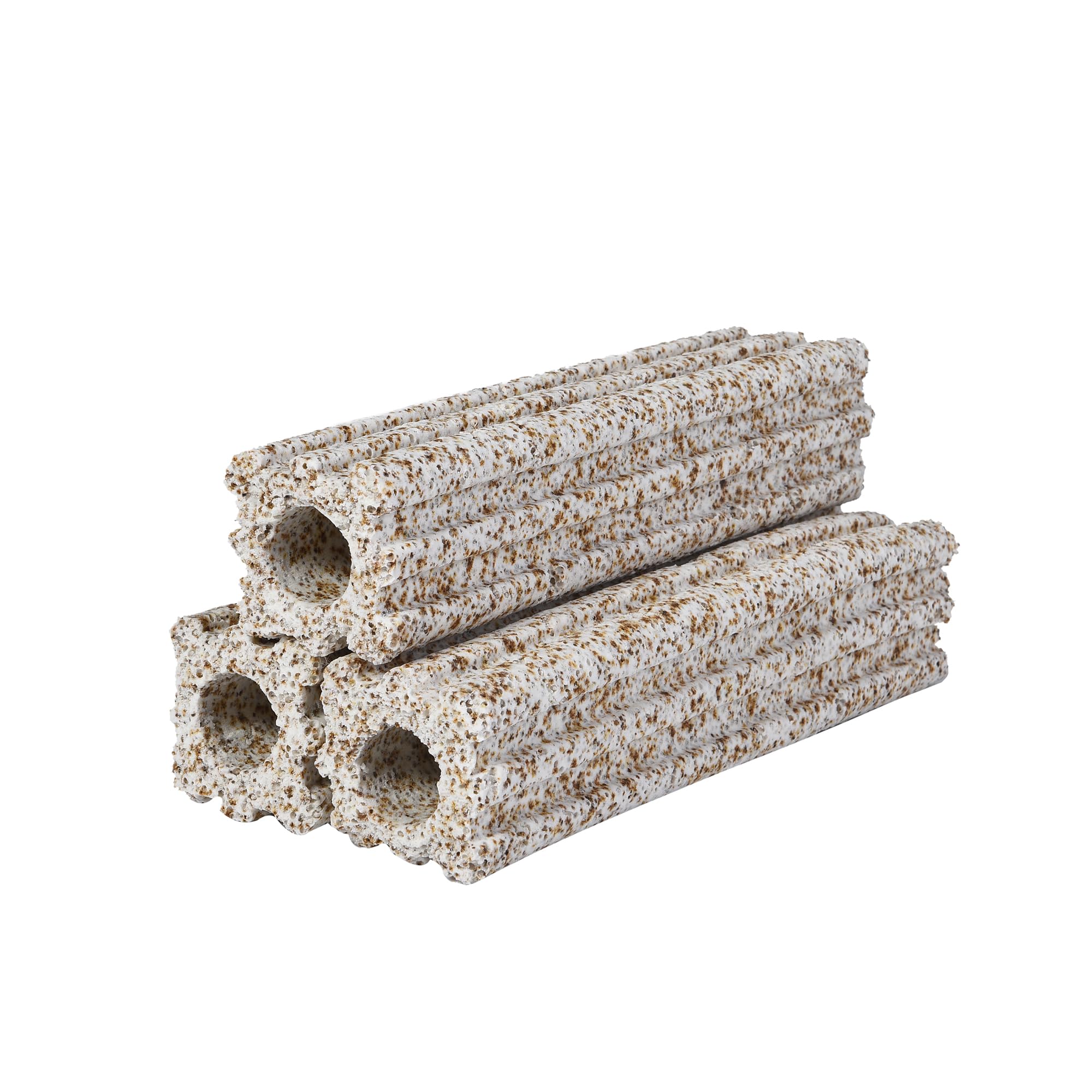 ALEGI Medios de filtro biológicos de cerámica, medios de filtro porosos para tanque de sumidero, estanque, tanque de peces de acuario (grande, 24 piezas)