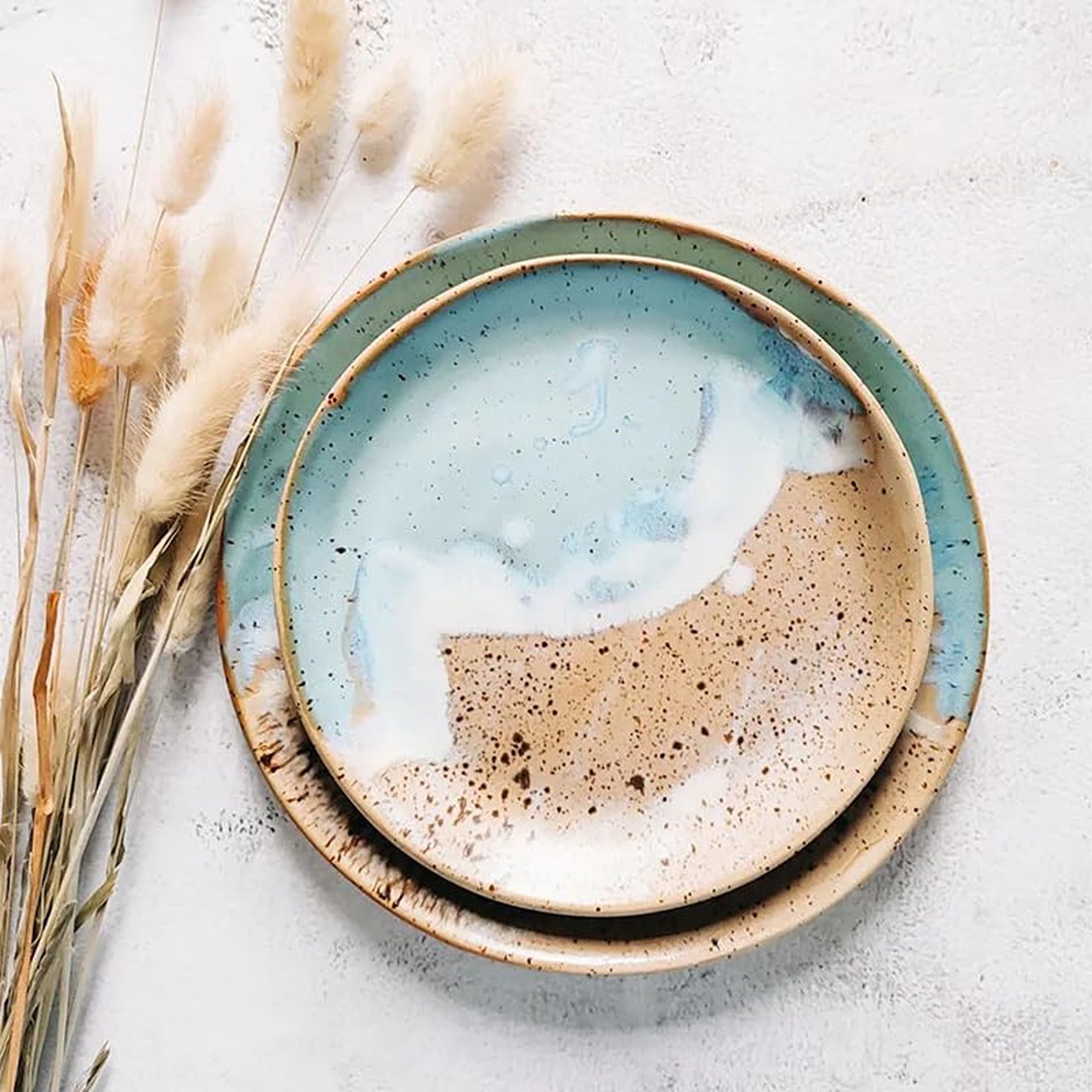 Amazon.co.jp: Stories by Ola Irish セラミック食器プレート、手描き