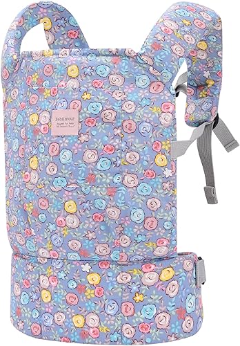 Miniatura 2 de Bebamour Portabebés original Reborn para muñecas y juguetes para niñas y niños (morado)