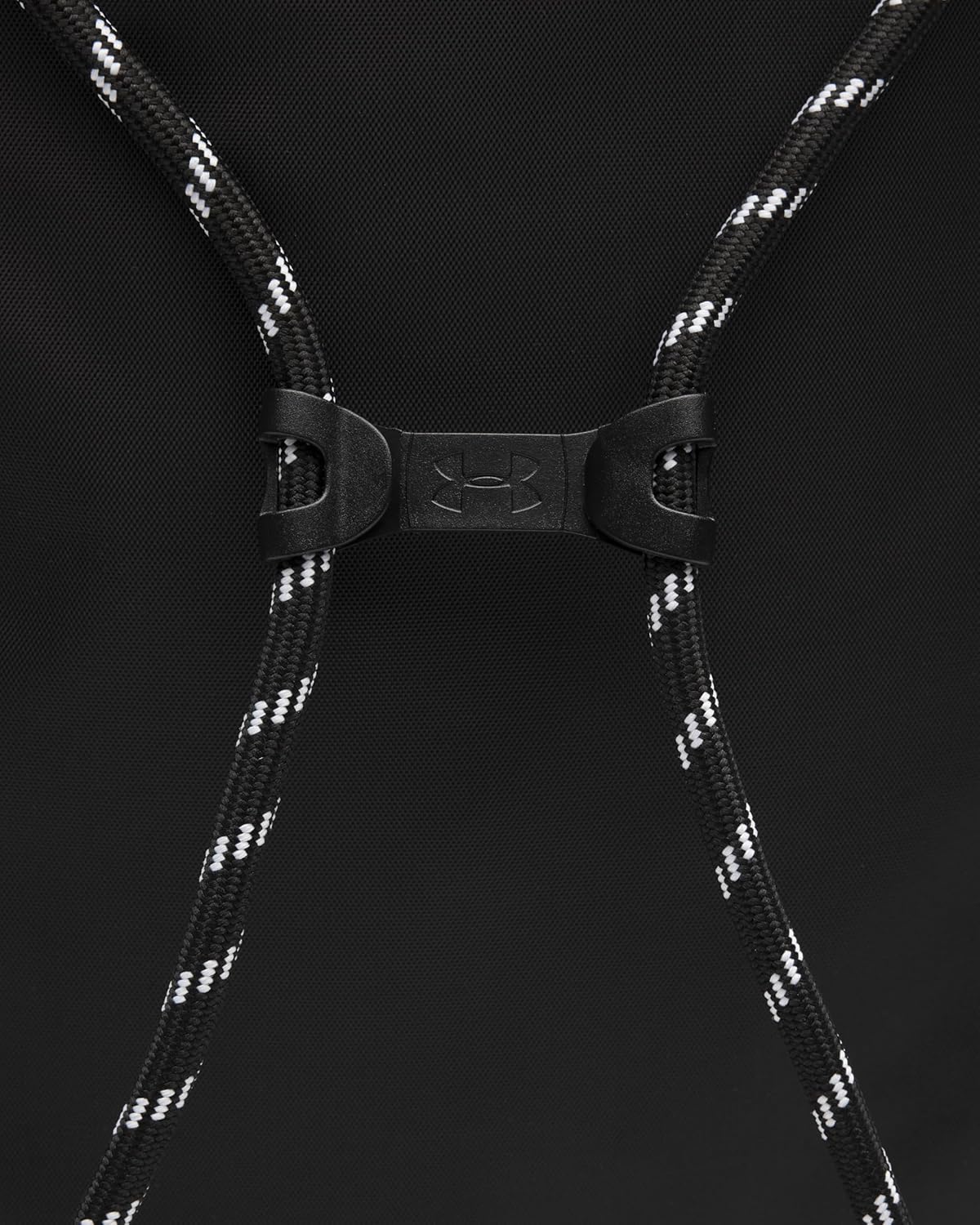 Under Armour Unisex Hustle Sackpack, (001) Black/Black/White, One Size Fits Most - Image 6