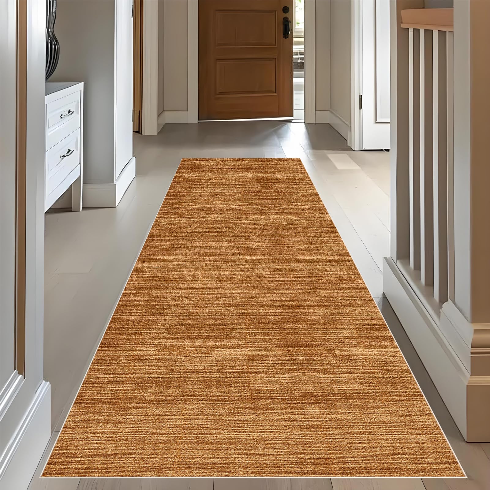 RxueSug Carpet Runners for Hallways Non Slip Long Washable Runner Rugs for Hallway 60 x 400 cm Non Slip Kitchen Runner Long Area Rug Absorbent Carpet Floor Mat Hall Runner Narrow Rugs