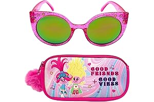 Trolls Kids Sunglasses for Girls - Ultimate Eye Protection with Style and Comfort