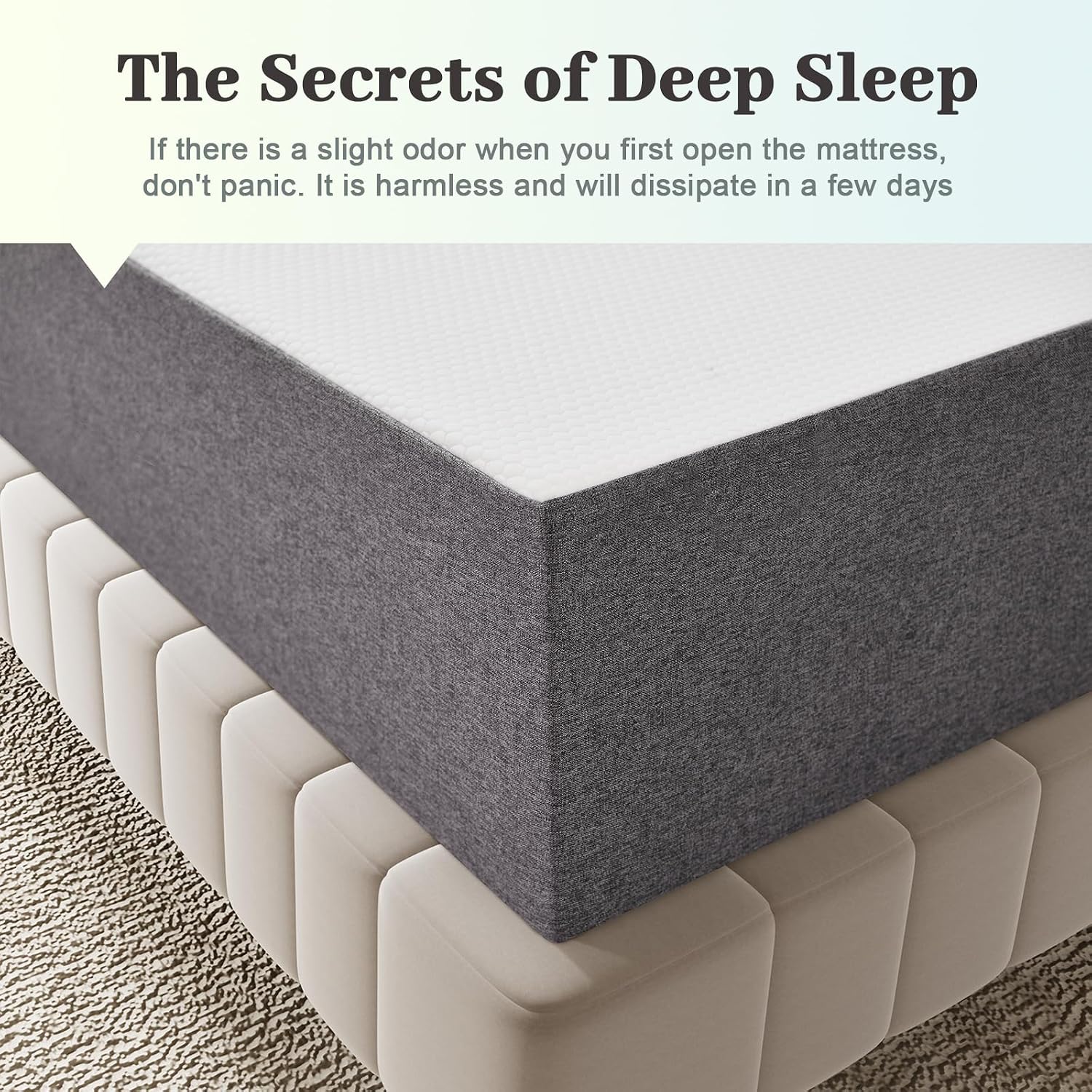 Lukace 12 Inch King Size Mattress No Fiberglass Gel Memory Foam Mattress for Cool Night, Certified Safe, Relieve Pressure with Medium Firm Support, Back Pain Relief, 80" L x 76" W