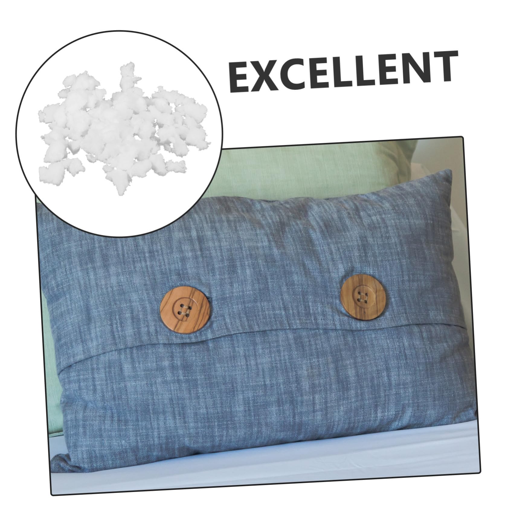 NUOBESTY Memory Schaum Füllmaterial Sofaschaumstoff Kissenfüllung Sitzsack Nachfüllung Weicher Schaumstoff Füllung Für Selbstgemacht Kissen Und Puppen
