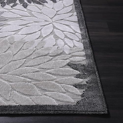 Miniatura 216 de CAMILSON Indoor Outdoor Rug 5x7 Bohemian Medallion Floral Area Rugs for Indoor and Outdoor Patios Easy-Cleaning Non-Shedding Living Room Garden and